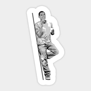 Casual Obama Portrait Sticker